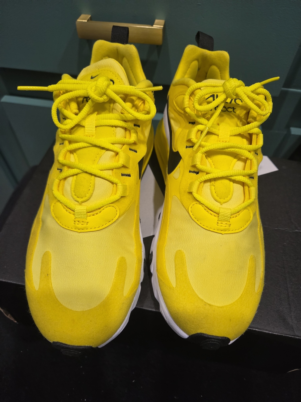 Nike Women Bright Yellow Athletic Sneakers No Box